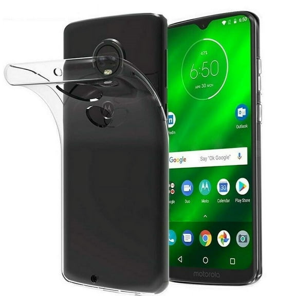 For Motorola Moto G7 Power Case, TPU Clear Protective Case Armor Guard Shield, Shock Adsorption, Drop Protection