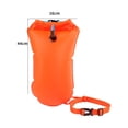 thumbnail image 4 of Boya Natación Seguridad Al Aire Libre Flotante Impermeable para Rafting () Naranja, 4 of 7