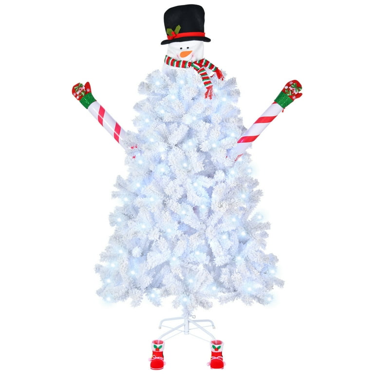 PREORDER: Christmas tree topper, snowman tree topper, outlet prelit tree topper