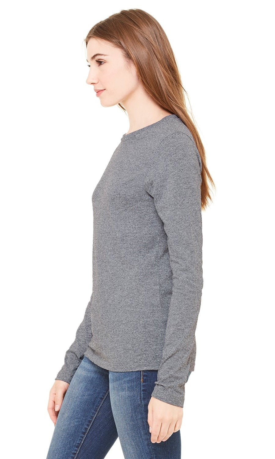 Women's Thick Crewneck Long Sleeve T-Shirt