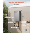 thumbnail image 6 of KFFKFF Gas Tankless Water Heater, 5.3Gal Indoor 120000 BTU Instant Hot Water System, Intelligent Temperature Adjustment & 3/4 inch NPT Connection with Enhanced Safety Features, 6 of 9