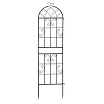 Rustproof Iron Garden Trellis Set of 2 – 16"x61" Plant Support Frame for Outdoor Garden & Patio