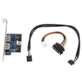 thumbnail image 3 of Dual Port Sata To 5V 12V Power Over Esata USB Port Adapter Convert Expansion Converter Card Connect To 2.5 Inch 3.5 Inch Hard Disk, 3 of 8