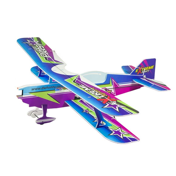 DWH E3001 PITTS RC Avión Avión Avión de espuma 450mm Envergadura Juguetes de vuelo al aire libre par Tomshoo Avión de alas fijas