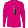 thumbnail image 3 of Inktastic Saxophone Musician Band Idea Long Sleeve T-Shirt, 3 of 5