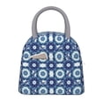 thumbnail image 1 of Disketp Vintage Blue Bolsa Térmica para Almuerzo, Lonchera con Abertura Amplia y Gran Capacidad, Organizador Reutilizable para Mujeres, Hombres y Adultos, 1 of 6