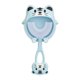 thumbnail image 1 of Cepillo de dientes para bebé en forma de U con mango, herramienta de limpieza de dientes infantiles de silicona suave para niños de 2 a 12 años, mango de tigre azul, 1 of 1