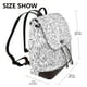 thumbnail image 2 of Fotbe Black White Music Mochila Bolso con Estampado para Mujer, Mochila Antirrobo de Nylon Impermeable, Bolsa Ligera de Hombro, 2 of 4