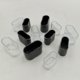 thumbnail image 4 of 16 Pieces Chair Leg Cap Chair Leg Protector Floor Protector Caps 40 x 20mm Black, 4 of 4