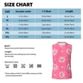 thumbnail image 6 of Uemuo Cartoon Pigs and Hearts Pattern Men's Sleeveless T-Shirt,Muscle Athletic Tank Top, Moisture-wicking Quick-dry Breathable Classic Tee Top for Gym Run Outdoor Sports-, 6 of 8