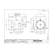 Baldor-Reliance GP Motor,5 HP,1,750 RPM,230/460V EM3615T