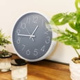 thumbnail image 3 of Miangastore Hanging Silent Clock Grey 1Pcs For Club, 3 of 8
