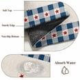 thumbnail image 6 of Runner Rug 2'x6', Independence Day Washable Non-Slip Hallway Runner Rugs, Red Blue Stars Stripes Flag Wood Plaid Bedside Rugs Floor Mats Carpet Runners for Kitchen Bathroom Laundry Room, 6 of 8