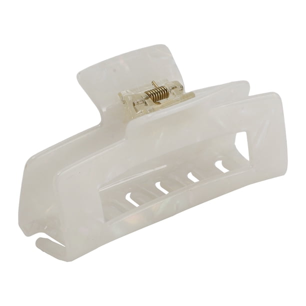 Garras de cabello Unique Bargains, pinzas de tortuga grandes, pinzas para el cabello, horquillas para mujeres en blanco marfil