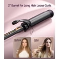 thumbnail image 3 of Rizador ORYNNE O-Curl Series, barril de 2 pulgadas para cabello largo, 3 of 7