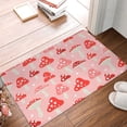 thumbnail image 2 of Vsdgher Cute Mushroom1 print Flannel Anti-Slip Floor Mat Comfort Mat Floor Carpet for Decor, Non-Slip, Home, Office, Laundry, Durable, 2 of 5