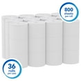 thumbnail image 2 of Scott Essential Extra Soft Coreless Standard Roll Bath Tissue, Septic Safe, 2-Ply, White (800 sheets/roll, 36 rolls/carton), 2 of 6