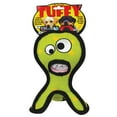 thumbnail image 2 of TUFFY Alien G3 Green Durable Plush Squeaky Dog Toy, 2-Pack, 2 of 8