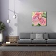 thumbnail image 4 of Epic Graffiti 'Sarahs Peony'  by Katrina Pete Canvas Wall Art, 37" x 37", 4 of 8