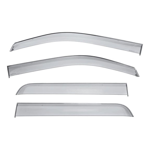 Wellvisors Side Window Visors Deflectors Rain Guards Premiums Series for 2009-2014 Ford F-150 Crew Cab 3-847FD011