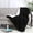 Black, variant on Luxury Faux Micro Fur Wave Design Ultra Plush and Super Soft Sherpa Fleece Decorative Throw Blanket, Grey 51” x 60”