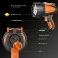 thumbnail image 5 of Rechargeable Spotlight by GOODSMANN Waterproof 4500 Lumen Handheld Light LED Portable Floodlight with EVA Storage Carrying Case and USB Charger, 5 of 5