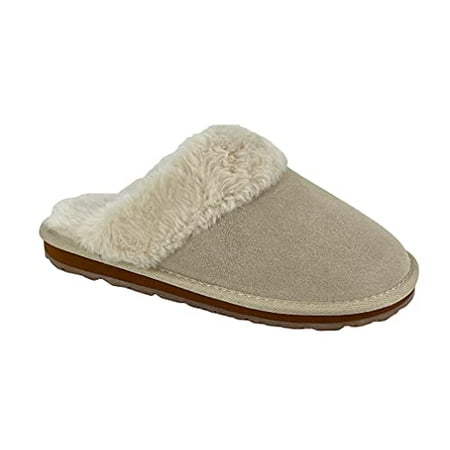 

Clarks Scuff Slip-On Cosy Open Back Comfort Clog Slipper Mule Slipper Natural