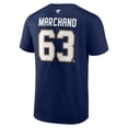 thumbnail image 3 of Men's Fanatics Brad Marchand Navy Florida Panthers Authentic Stack Name & Number T-Shirt, 3 of 3