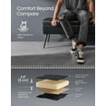 thumbnail image 4 of VASAGLE EKHO Collection - Storage Ottoman Bench Leather Entryway Bedroom Bench 15 Gallons for Bedroom Living Room Loads 660 lb Ink Black, 4 of 8