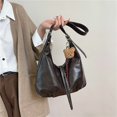 thumbnail image 3 of Bolso Bandolera Bolsos Mano Hombro Cuero PU para Mujer (Café), 3 of 9