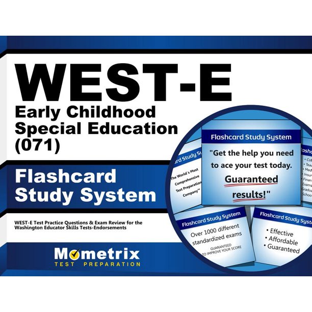 WestE Early Childhood Special Education (071) Flashcard Study System