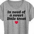 thumbnail image 3 of Instant Message - In Need Of A Sweet Treat - Women's Short Sleeve Graphic T-Shirt, 3 of 6