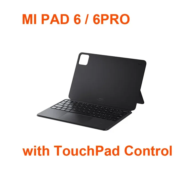 Original MI Pad 6 /6Pro Keyboard Case English Smart Touch Control Tablet Keyboard Magnetic Case 64 Button 1.3mm keystroke With TouchPad Black