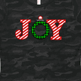 thumbnail image 4 of Inktastic Joy Christmas Ornament with Candy Cane Stripes Women's T-Shirt, 4 of 5