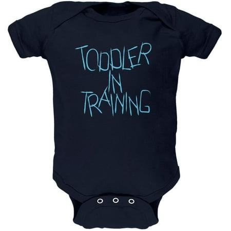 

Toddler In Training Funny Soft Baby One Piece Navy 9-12 M