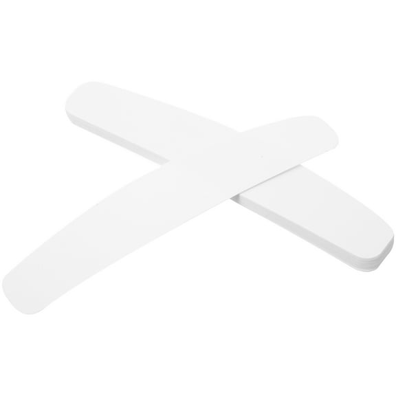 LITINKIMI 10Pcs White Plastic Collar Support for Shirt Mens Collar Stays Dress Inserts