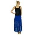 thumbnail image 3 of Bimba Asymmetrical Skirt Sheer Semi Lined Chic A-Line Skirt Party Wear, 3 of 5