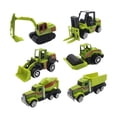 thumbnail image 4 of 6 piezas de vehículos de construcción, tractores de juguete, juego de vehículos de arena, bonitos juguetes de construcción pequeños para niños,, 4 of 8