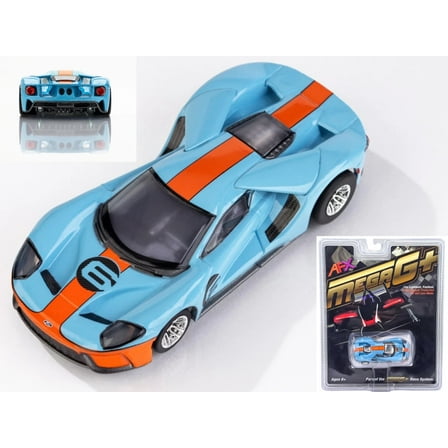 AFX 22052 Mega-G  Ford GT Heritage #6 Gulf HO Slot Car