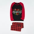 thumbnail image 1 of Blusa y pantalones con estampado a cuadros para hombre y papá, ropa familiar, pijamas, blusa y pantalones de poliéster, 1 of 3
