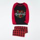 thumbnail image 1 of Blusa y pantalones con estampado a cuadros para hombre y papá, ropa familiar, pijamas, blusa y pantalones de poliéster, 1 of 3