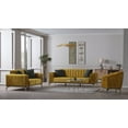 thumbnail image 2 of Ottomanson Tranquility Sofa Bed 70", Mustard Microfiber, 2 of 3