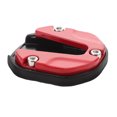 thumbnail image 1 of OULII Support Latéral avec Coussin d'Extension en Alliage d'Aluminium Rouge pour Moto Parc de Stationnement 1Pcs, 1 of 8