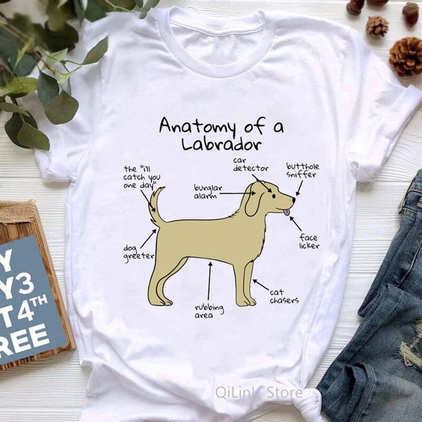 I Love My Lab Letter Print Graphic Tees Women Labrador Retrievers Dog Mom/Lover Mothers Day Gift Femme White T-Shirt Summer TopXL Gao Jinjia LED