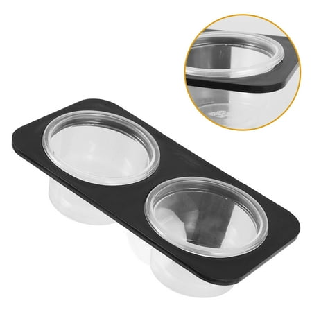 LEORX Feeding Bowls Reptile Food and Water Dish Gecko Feeder Ledge Reptiles