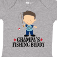 thumbnail image 4 of Inktastic Grampa Fishing Buddy Boys Boys Baby Bodysuit, 4 of 5