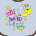 thumbnail image 4 of Inktastic Twinkle, Twinkle, Little Star with Yellow Moon in Night Cap Boys or Girls Baby Bib, 4 of 4