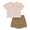 Ivory/Kelp, variant on Modern Moments by Gerber Baby and Toddler Boy Textured Shirt and Cargo Short Set, 2-Piece, Sizes 0/3 Months - 5T
