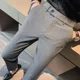 thumbnail image 3 of Pantalones negros para hombre, rectos, 9 cortes, corte ajustado, para negocios, ropa social, trajes para hombre, pantalones, oferta de diseñador, 3 of 5