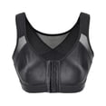 thumbnail image 4 of Women's Full Coverage Front Closure Wire Free Back Support Posture Bra, 4 of 10